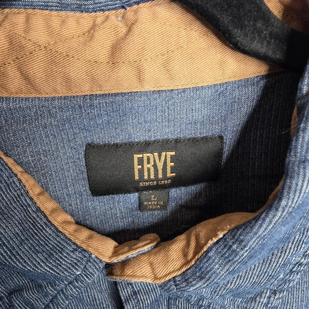 Frye Button Up Mens Large - Picture 5 of 5